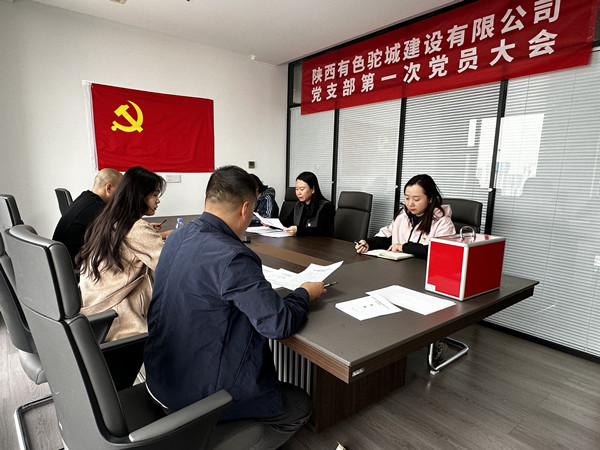 凝心聚力啟新程，有色駝城黨支部正式成立！